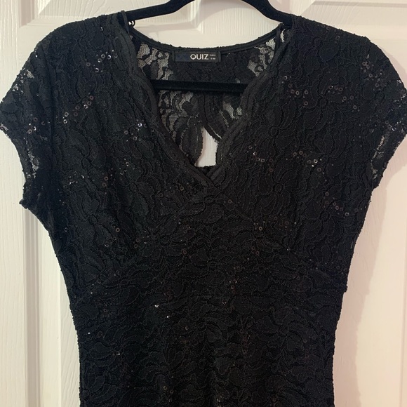 Midi black sparkly dress. Size small. Worn twice, good condition. - Picture 5 of 5